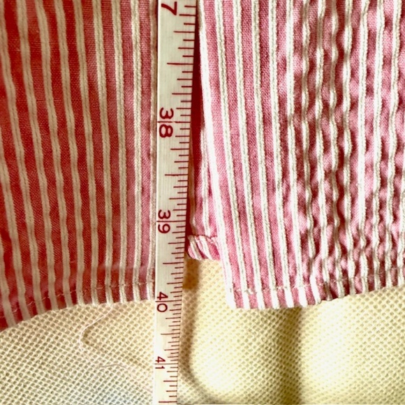 Cotton Pink with white stripes dress - Picture 11 of 14